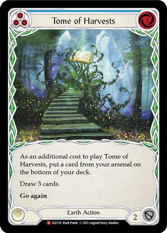 Card: Tome of Harvests (blu)