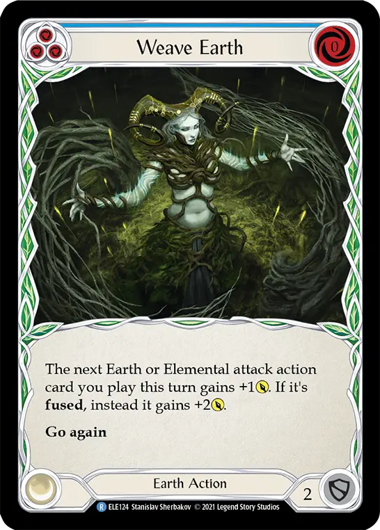 Card: Weave Earth (blu)