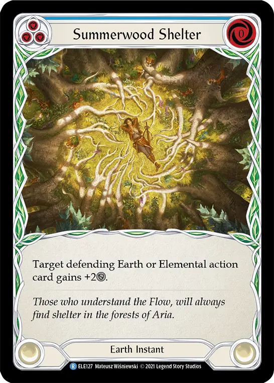 Card: Summerwood Shelter (blu)
