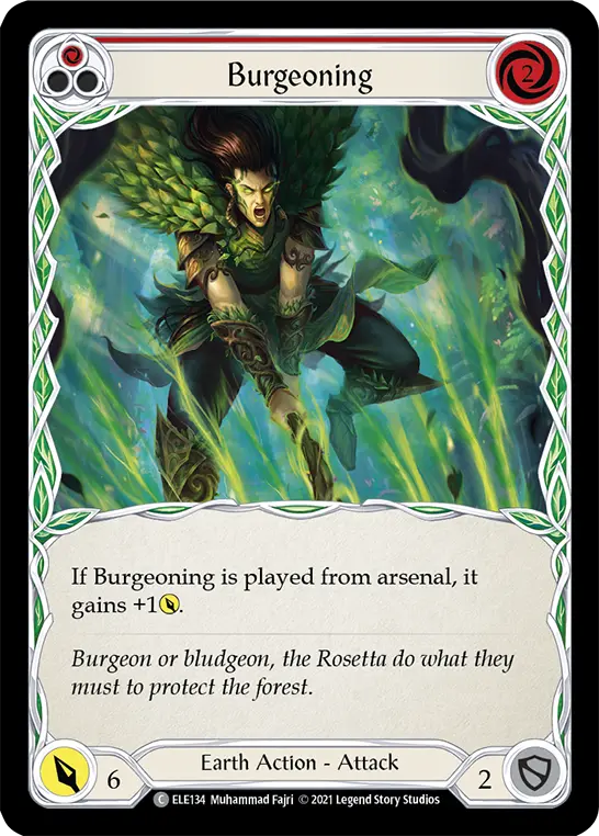 Card: Burgeoning (red)
