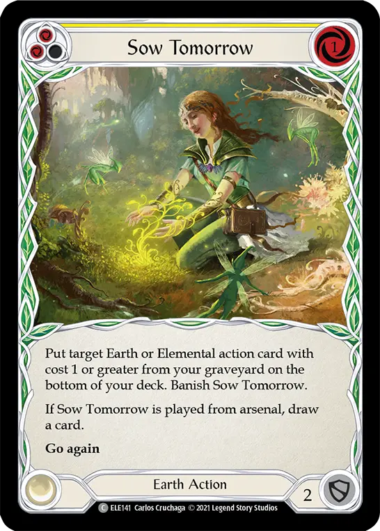 Card: Sow Tomorrow (yel)