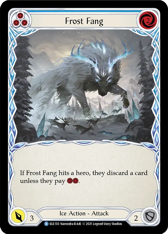Card: Frost Fang (blu)
