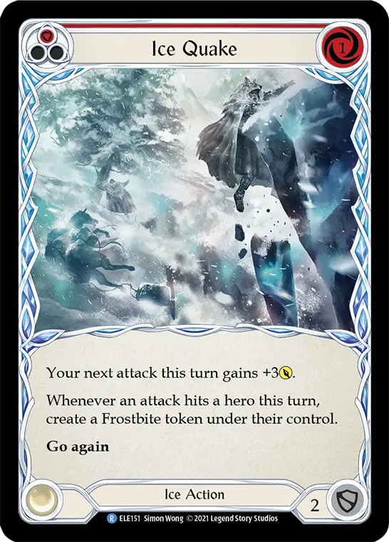 Card: Ice Quake (red)