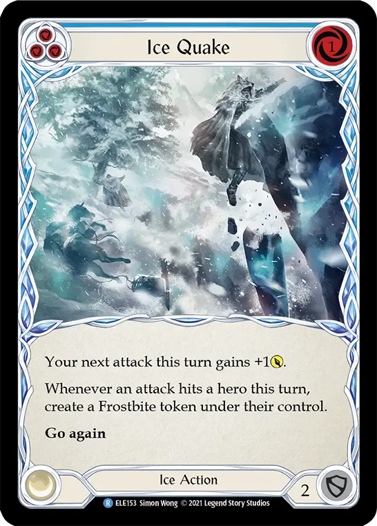 Card: Ice Quake (blu)