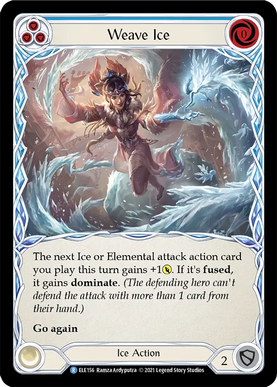 Card: Weave Ice (blu)