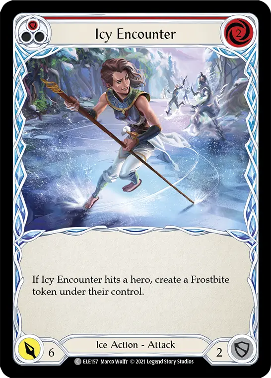 Card: Icy Encounter (red)