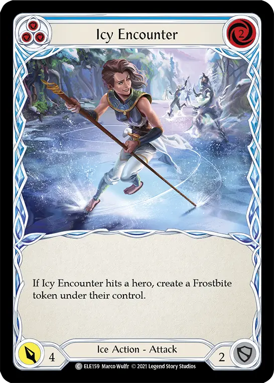 Card: Icy Encounter (blu)