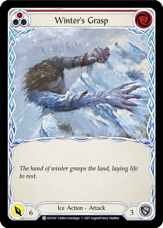 Card: Winter's Grasp (red)