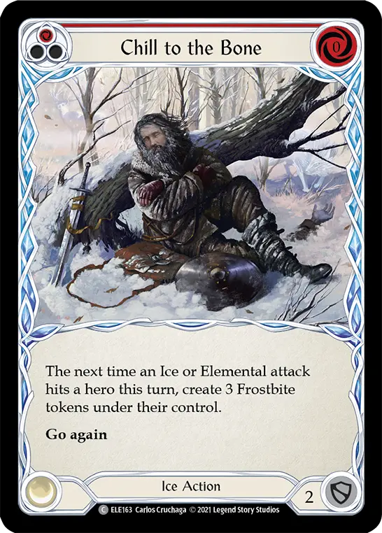 Card: Chill to the Bone (red)