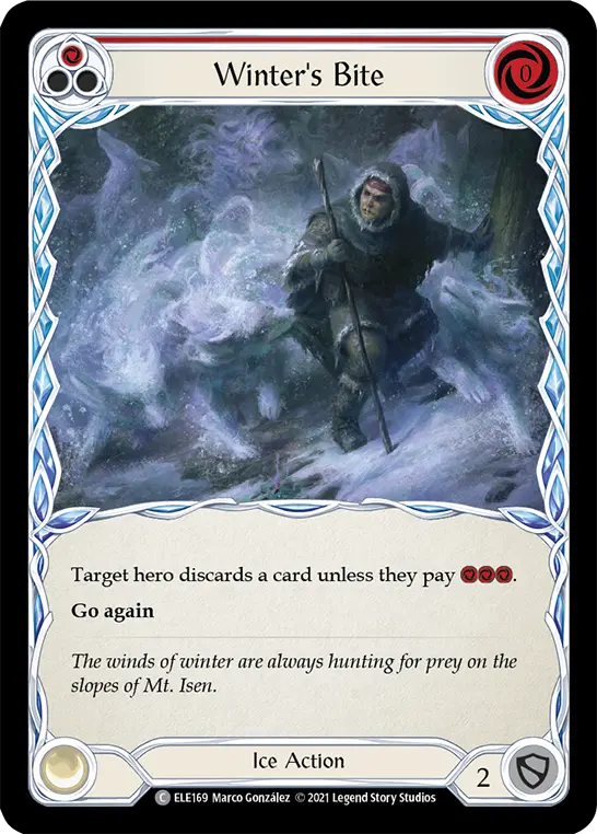 Card: Winter's Bite (red)