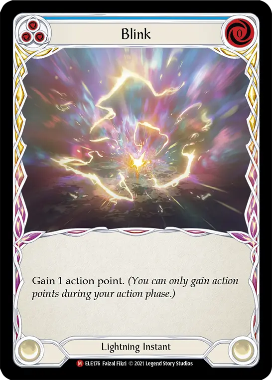 Card: Blink (blu)