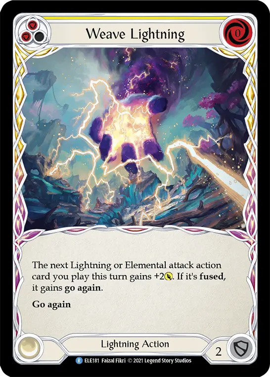 Card: Weave Lightning (yel)