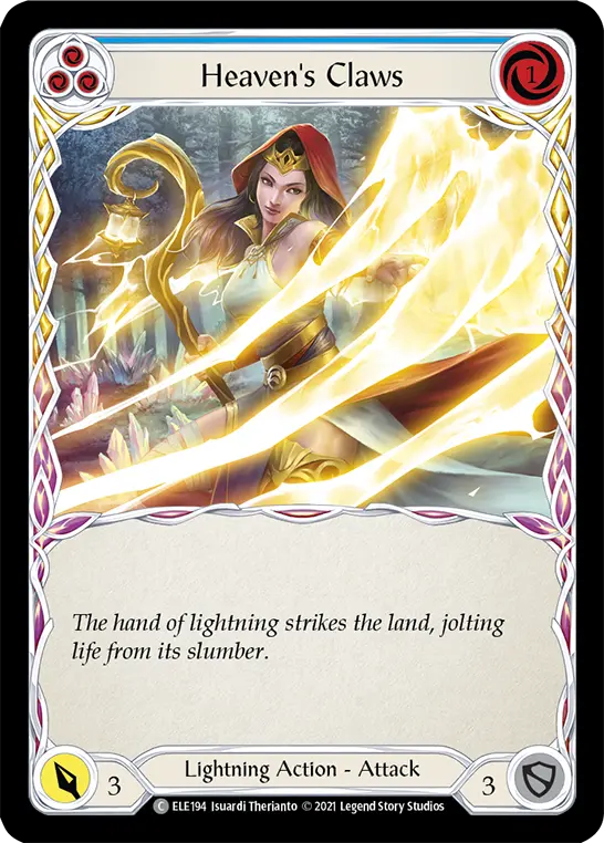 Card: Heaven's Claws (blu)