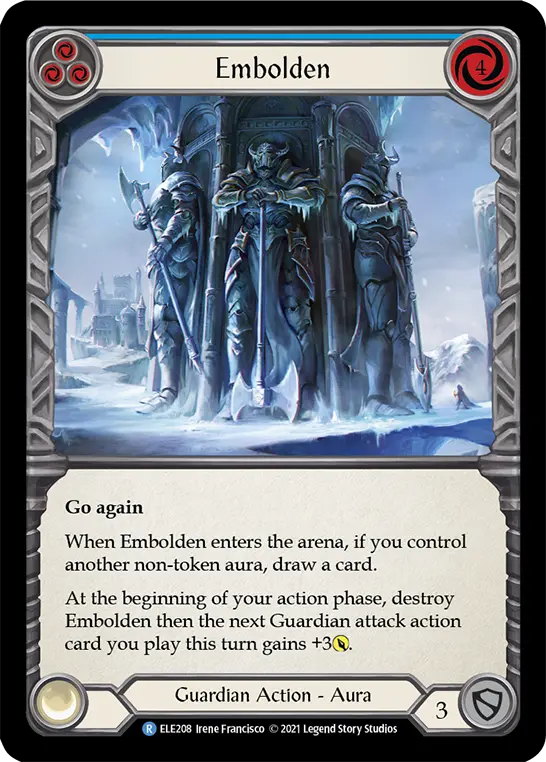 Card: Embolden (blu)