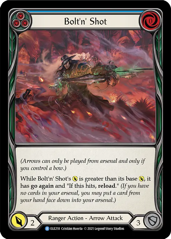 Card: Bolt'n' Shot (blu)
