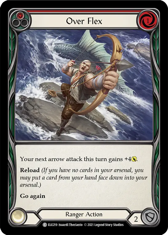 Card: Over Flex (red)