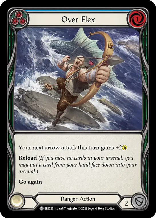 Card: Over Flex (blu)