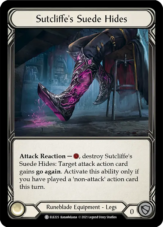 Card: Sutcliffe's Suede Hides