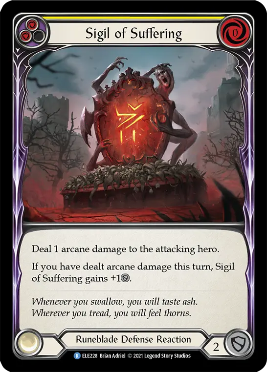 Card: Sigil of Suffering (yel)