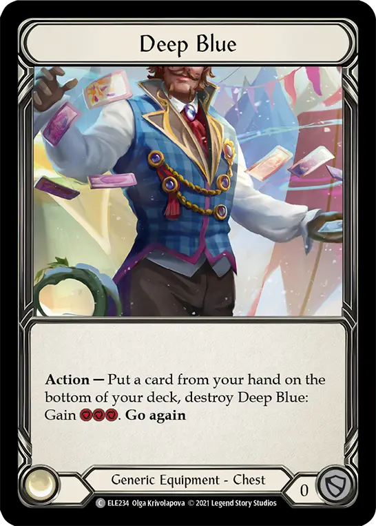 Card: Deep Blue