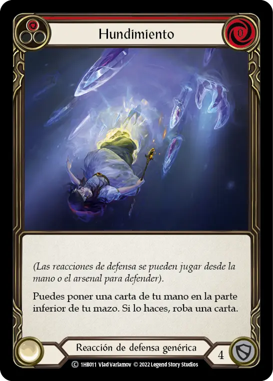 Card: Sink Below (red)