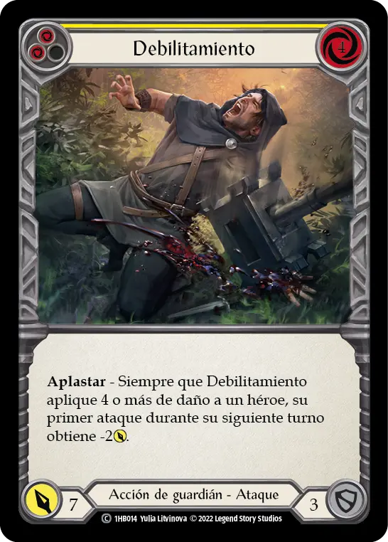 Card: Debilitate (yel)