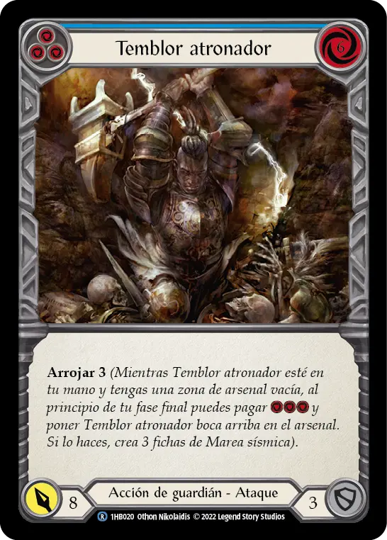 Card: Thunder Quake (blu)