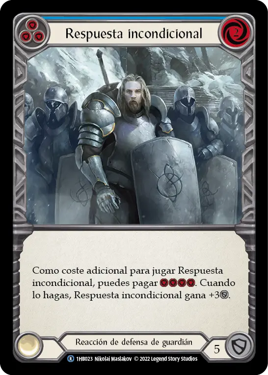 Card: Staunch Response (blu)
