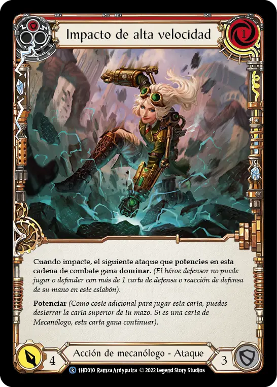 Card: High Speed Impact (red)