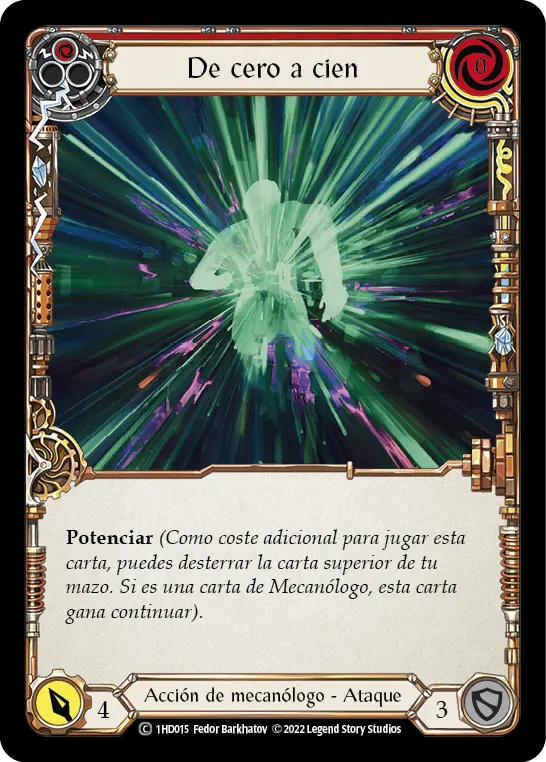 Card: Zero to Sixty (red)