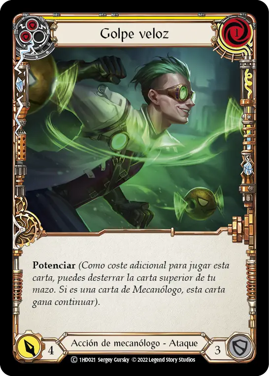 Card: Zipper Hit (yel)
