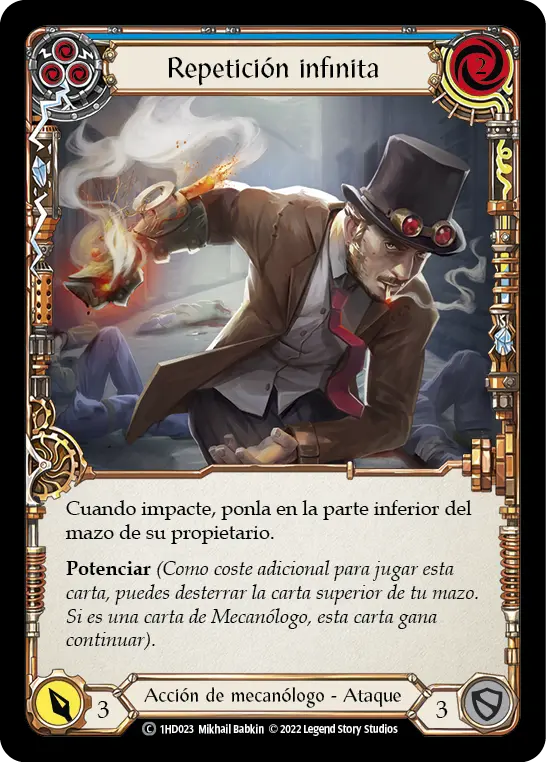 Card: Over Loop (blu)