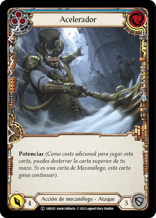 Card: Throttle (blu)