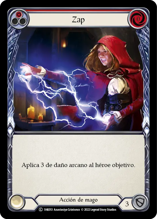 Card: Zap (red)