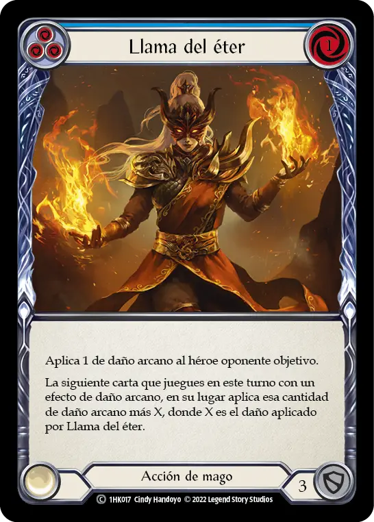 Card: Aether Flare (blu)