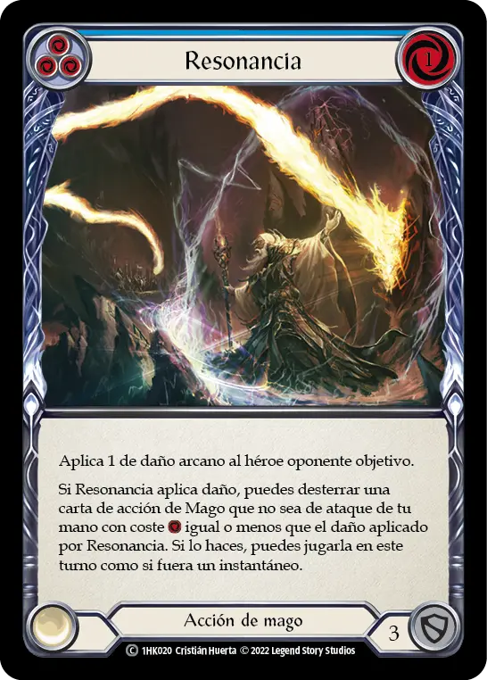 Card: Reverberate (blu)