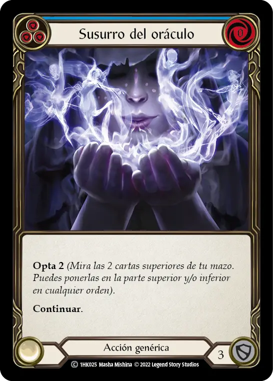 Card: Whisper of the Oracle (blu)