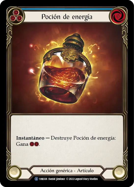 Card: Energy Potion (blu)