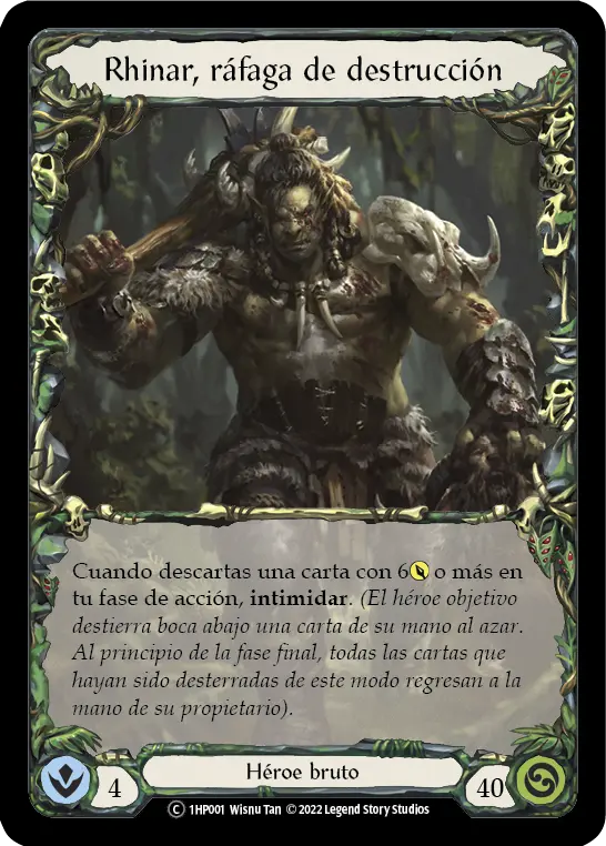 Card: Rhinar, Reckless Rampage