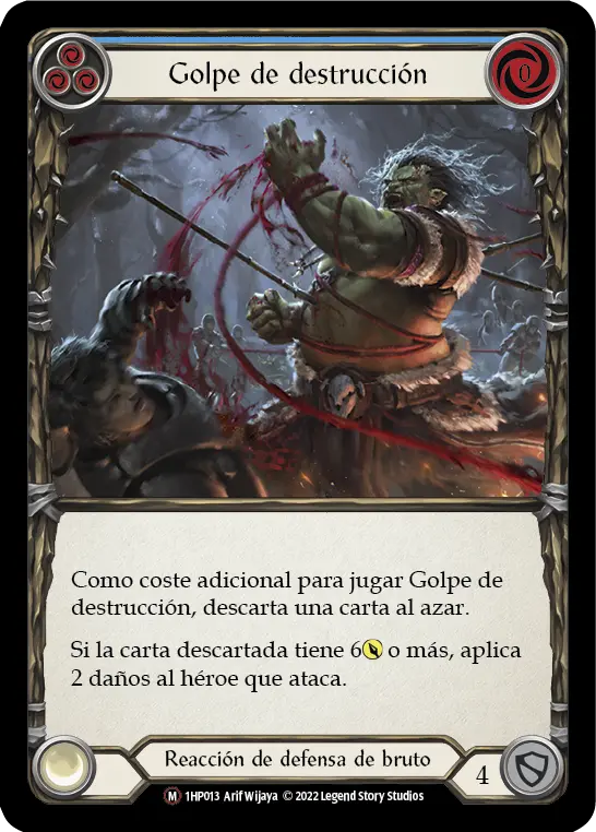 Card: Reckless Swing (blu)