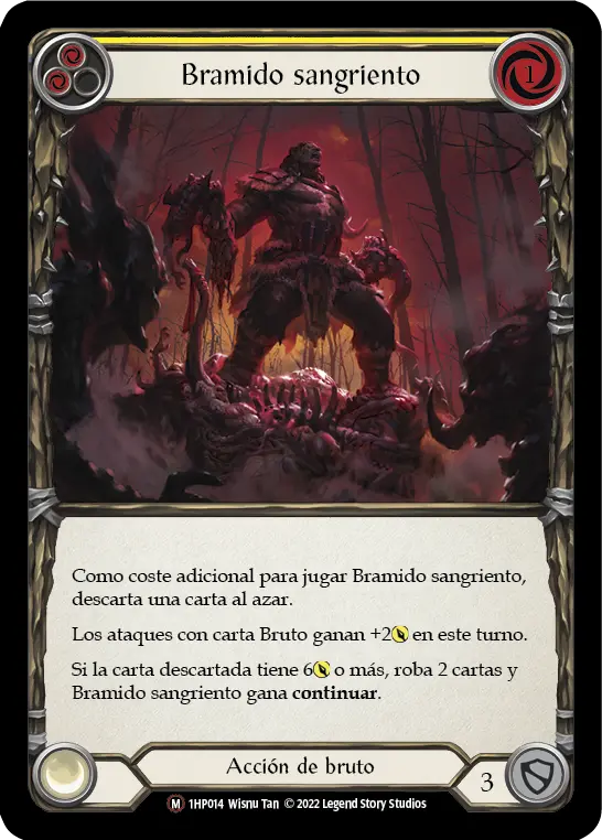 Card: Bloodrush Bellow (yel)