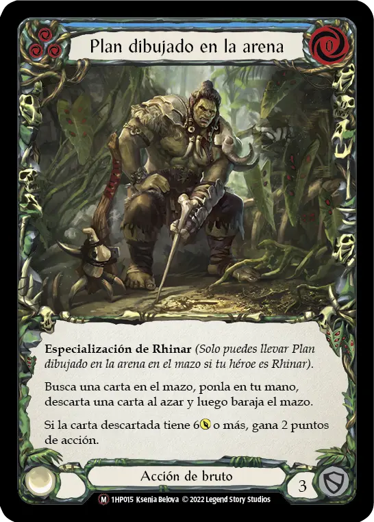 Card: Sand Sketched Plan (blu)