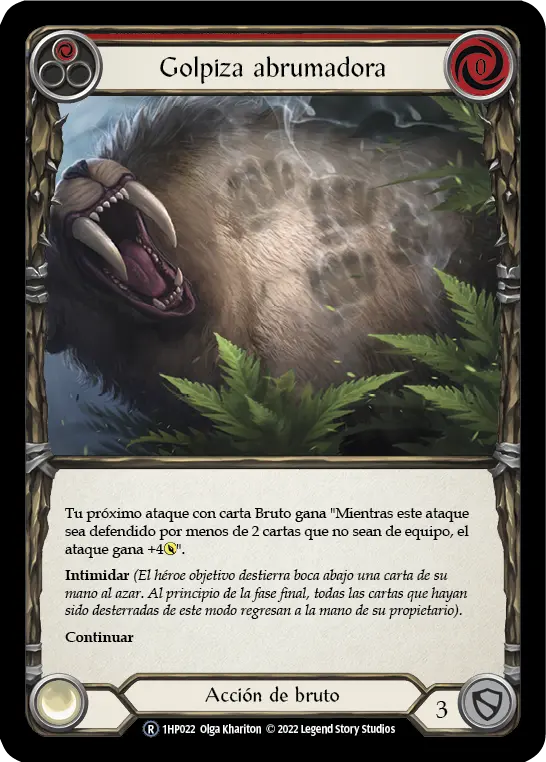 Card: Barraging Beatdown (red)