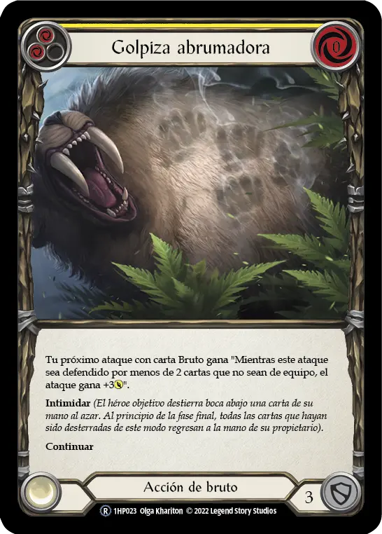 Card: Barraging Beatdown (yel)