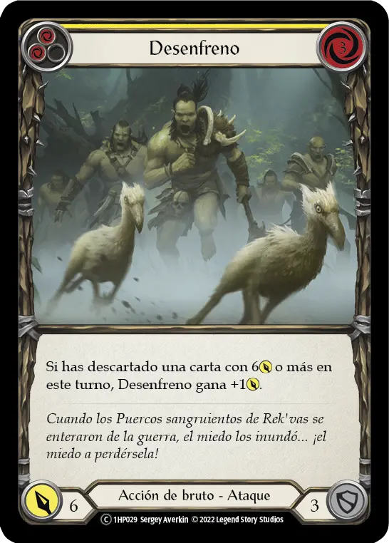 Card: Riled Up (yel)