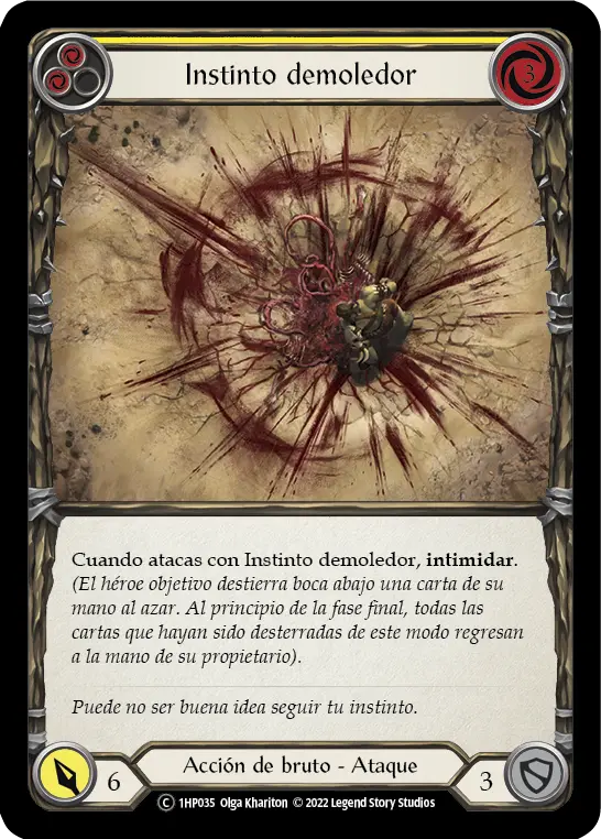 Card: Smash Instinct (yel)