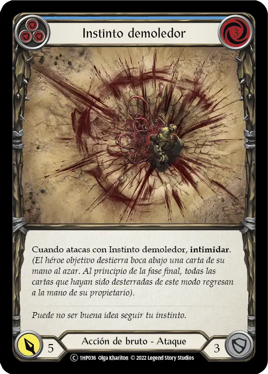 Card: Smash Instinct (blu)