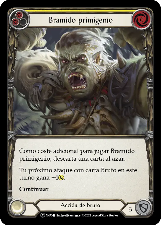 Card: Primeval Bellow (yel)
