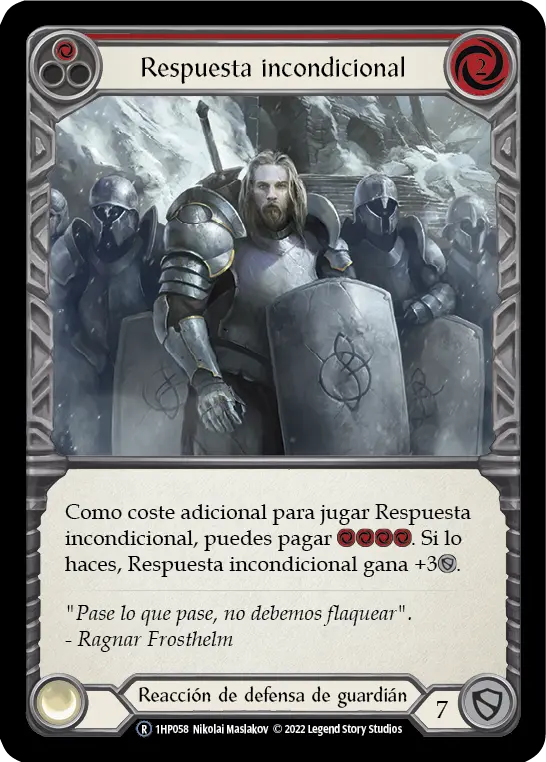Card: Staunch Response (red)