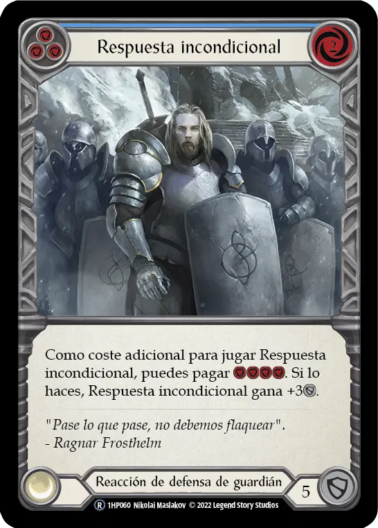 Card: Staunch Response (blu)